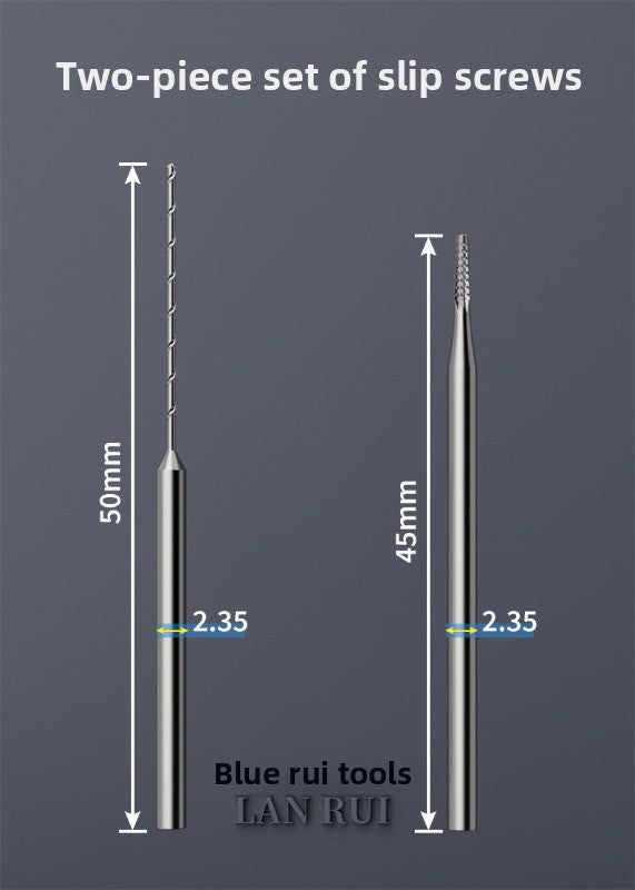 Lanrui U8 drill bit, sliding tooth screw out, broken wire at the tail of the mobile phone, alloy armor breaking, sliding tooth drill bit remover