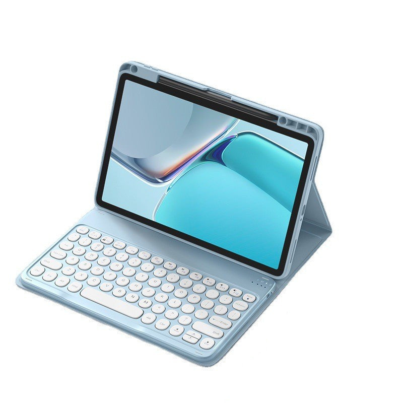 Applicable to 2023 Xiaomi Mi 6 Tablet 11-inch Bluetooth Keyboard Leather Case Xiaomi Pad5Pro Pen Slot Magnetic Protection Case Protective Accessories