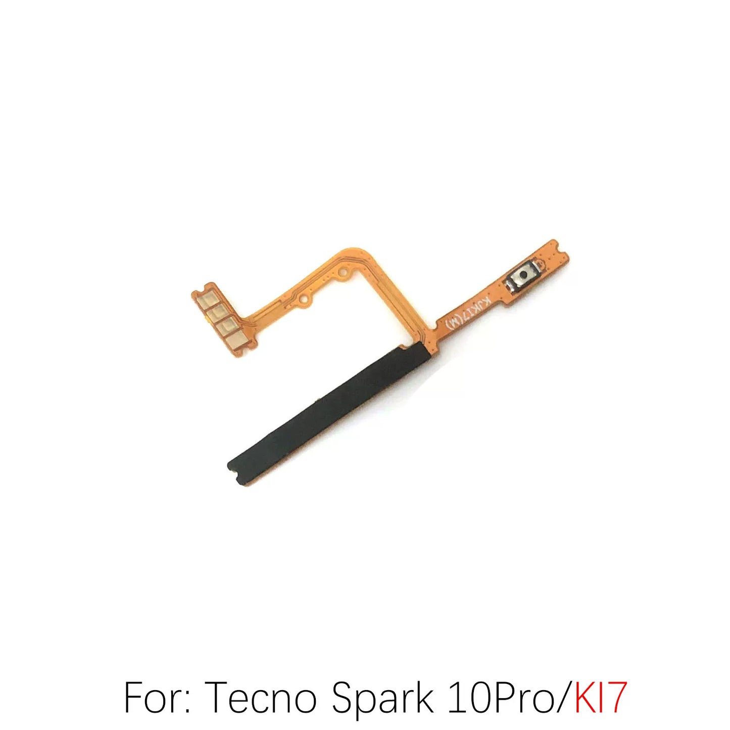 For Tecno Camon20 Spark7 10Pro Power cable Switch on of ribbon flex CK6n CK7n KE5 KF6 K17