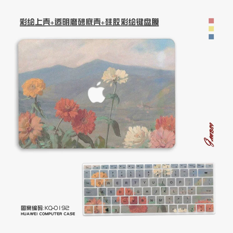 Color painting for MacBook Air Pro 11 "12" 13 "14" 15 "16" Neo A3404 A3426 A3427 A3428 A3429 A3449 A3448 A3434 A3403 A3186 A3402 A3401 A3112 A3185 A3114 A3241 A3113 A3240 Case Laptop accessories