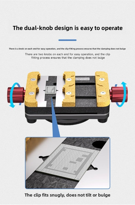 S3 new type, multi-functional maintenance fixture, glue removal, three card slot design, suitable for various types of main board chips repair tool