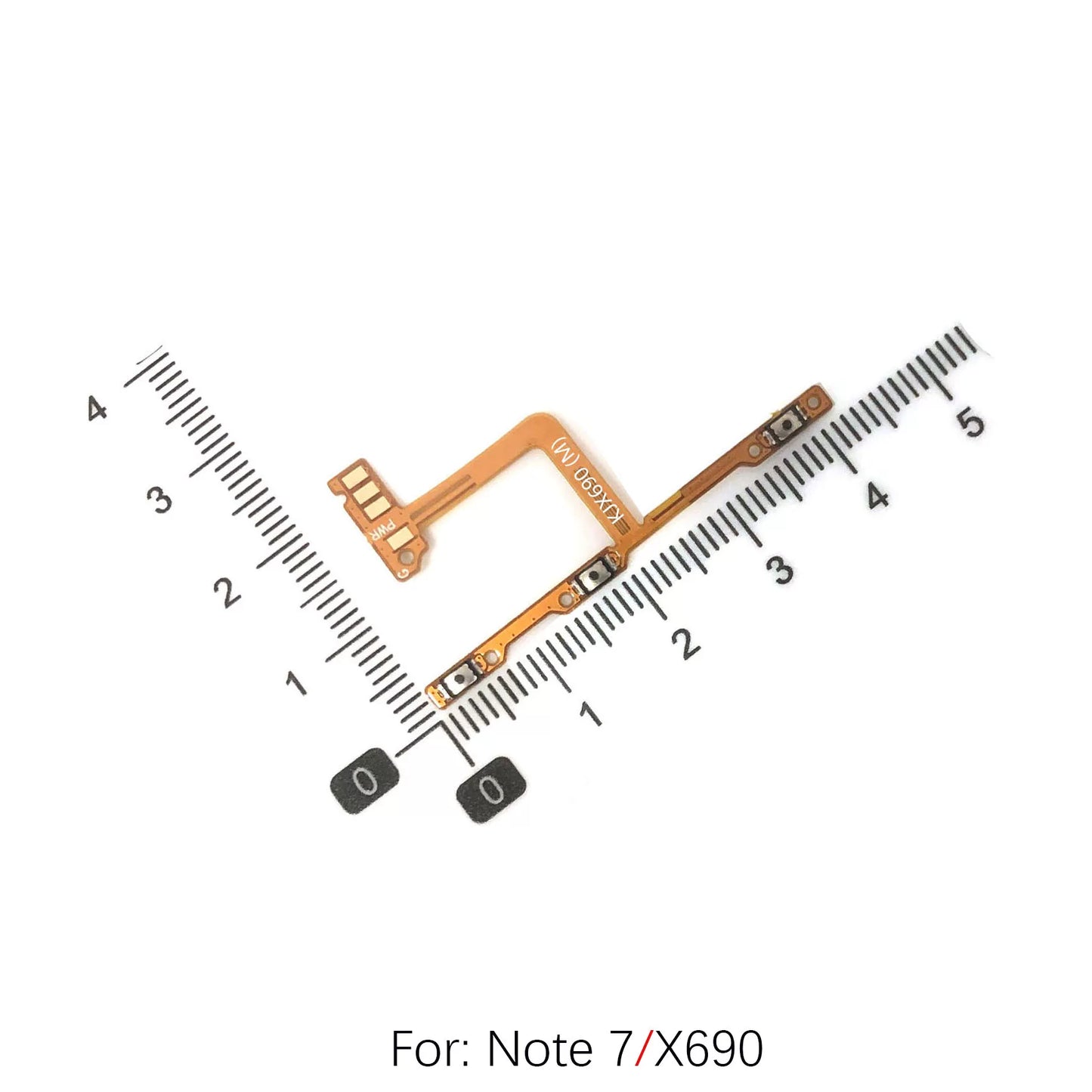 For Tecno Note7 Note8 Note10 Note12 Note30 Power cable Switch on of ribbon flex