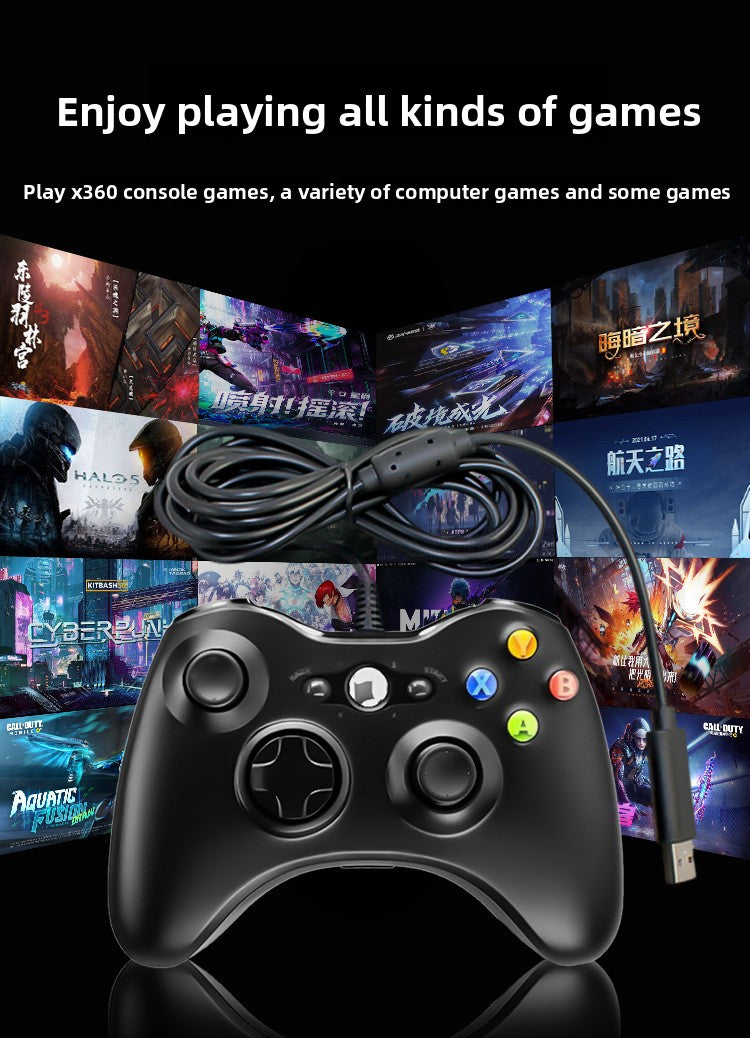 X360 wired/wireless gamepad PC/p3/Android shared arcade controller Black Myth Wukong