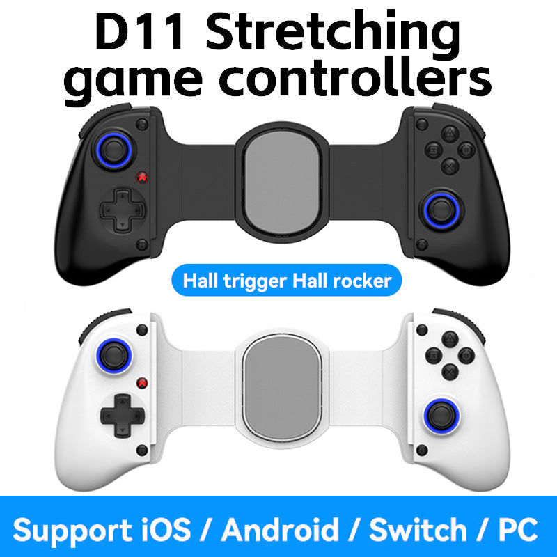 D11  Stretch Game Streaming Handle Wireless Hall Trigger Macro Back Key Switch/Android /IOS/PC