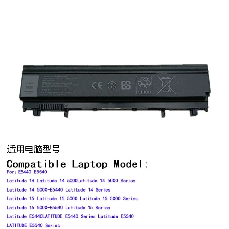 (Shipping fee not include)for Dell Latitude E5440 E5540 VJXMC N5YH9 replacement  battery  VVONF