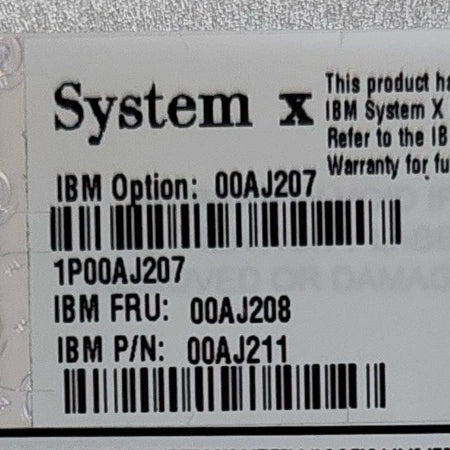 IBM New 00AJ207 00AJ208 200GB 2.5 SSD SAS 3650M5 3850X6M4 Hard Disk Servicer