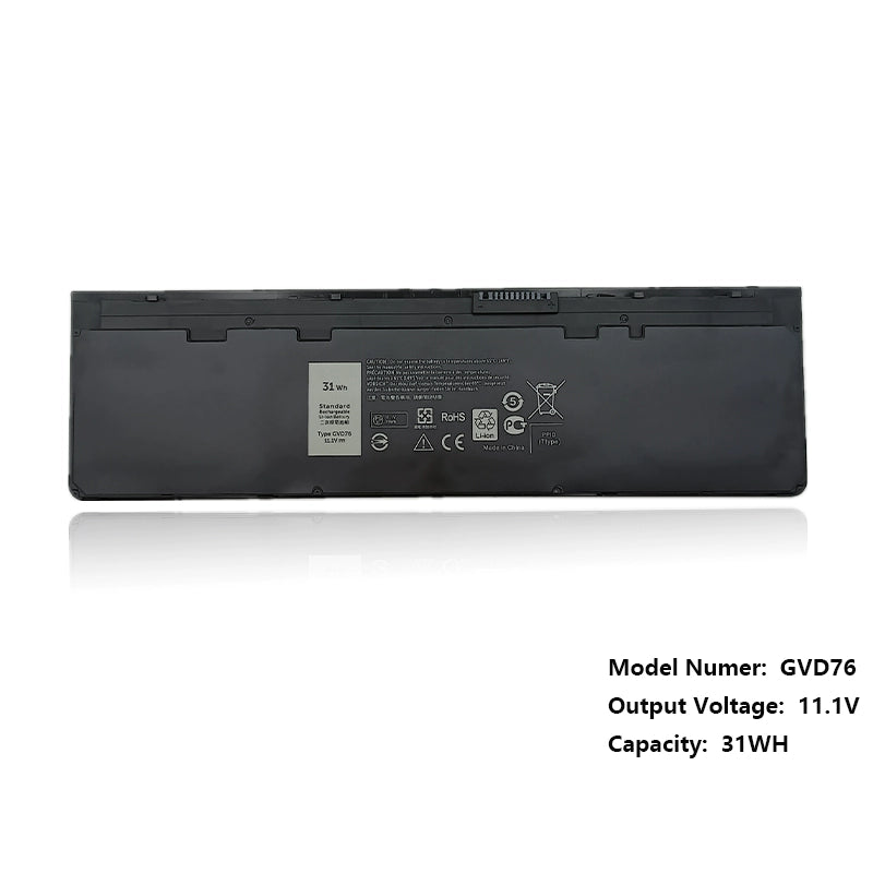 (Shipping fee not include)for于 Dell  Latitude E7240 E7250 W57CV VFV59  repalcement battery  GVD76