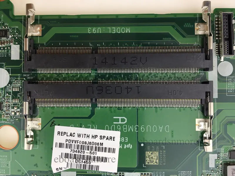 HP 15-F 15-N main board DA0U93MB6D0 734820-001 734821-501