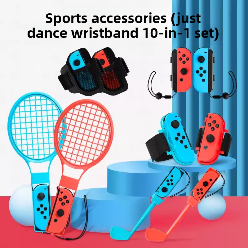 Switch body feeling sports suit fitness global beat steering wheel grip wristband leg strap NS sports accessories