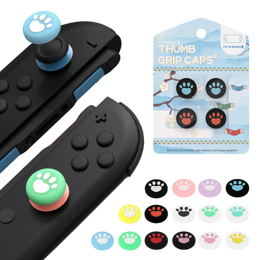 Suitable for Nintendo Switch 2 Rocker Cap Suitable for Nintendo Switch2 Silicone Cap Cat Paw Button Cap