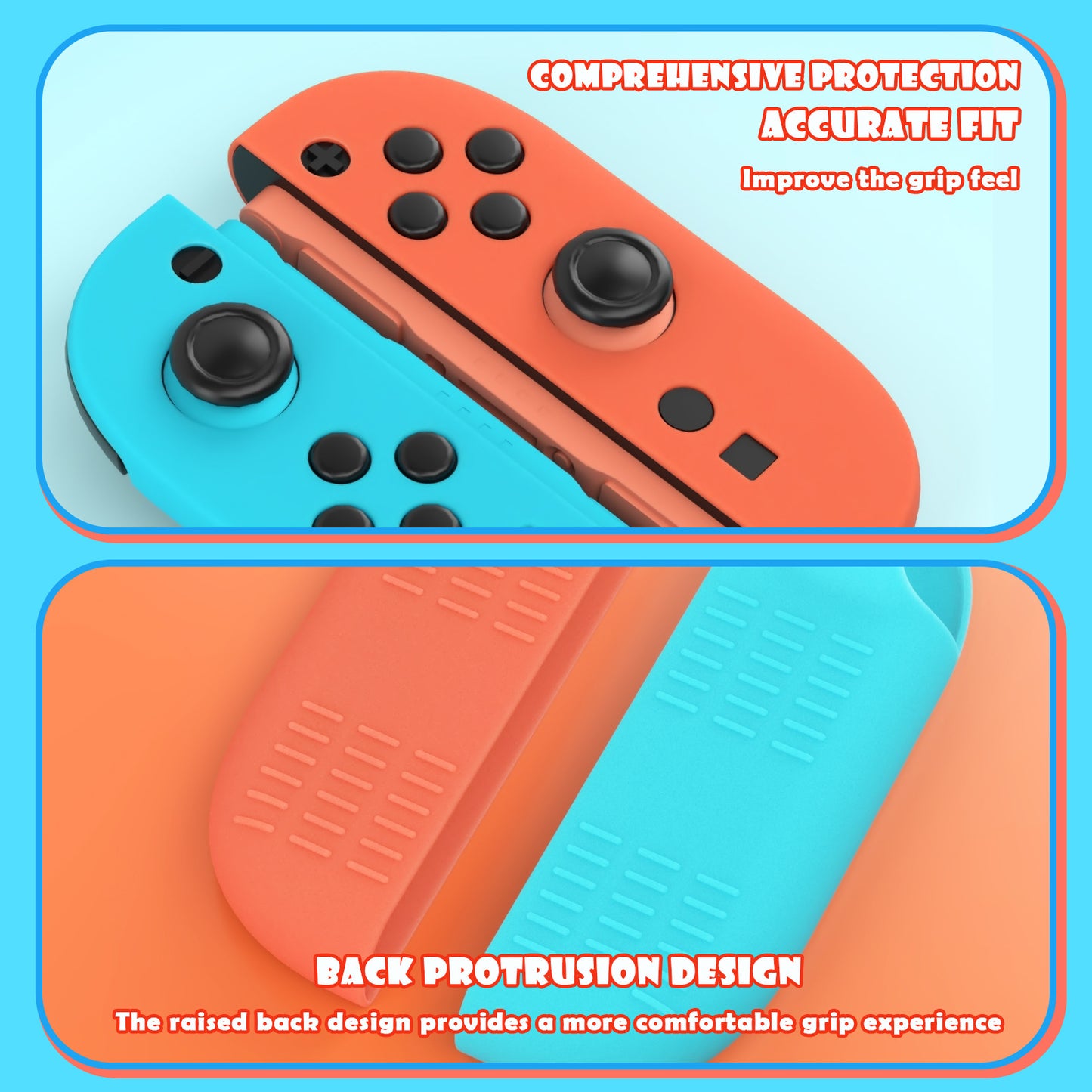Suitable for Nintendo switch2 handle silicone cover Switch 2 joycon left and right handle protective case anti-skid