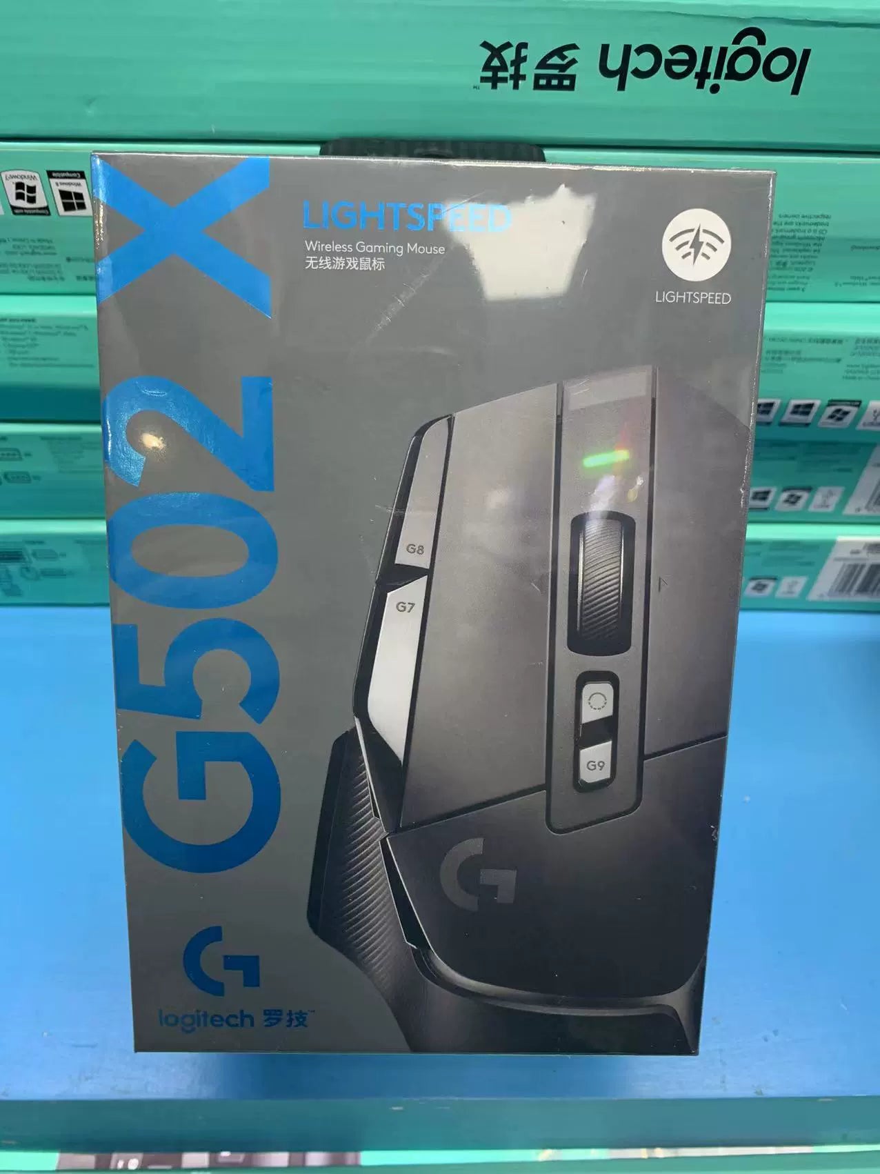 Logitech G502X Wireless Mouse PLUS Gaming Rechargeable Mechanical Dual Mode CSGO Macro Programmable