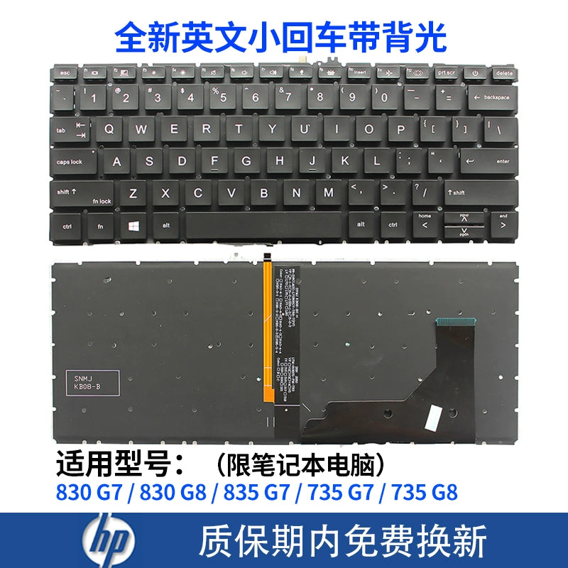 (Shipping fee not include) for惠普 HP 735 745 820 830 840 845 850 G1 G2 G3 G4 G5 G6 G7 G8 G9 KEYBOARD