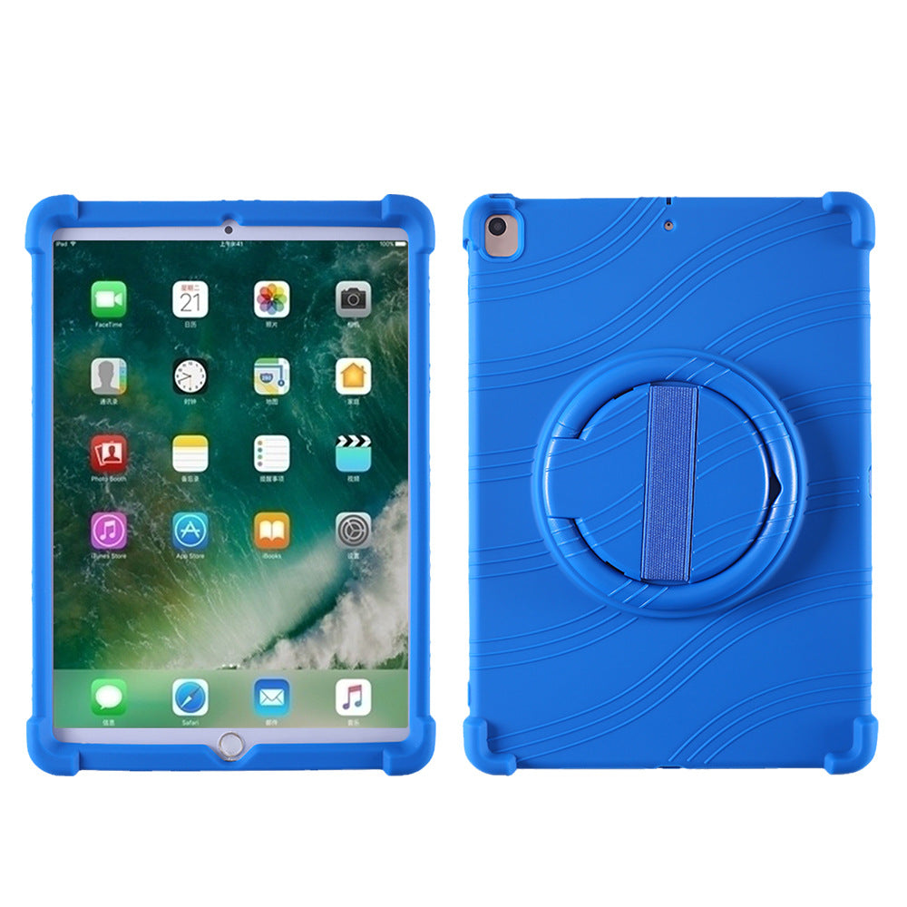 Applicable to 2020 new Apple 10.2 inch protective case tablet A2133 anti-drop bracket silicone protective case Protect cace