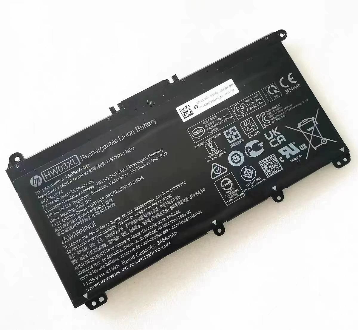 Original ForHP HP HT03XL TPN-Q207 Q208 Q209 TPN-C135 C139 Laptop Battery