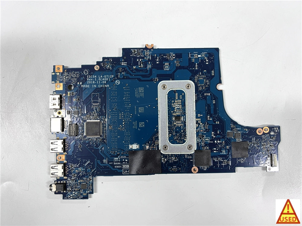 (Shipping fee not include) motherboard system board  DELL 3580 3780 014X91 SRFFX I5-8265U GM LA-G712P