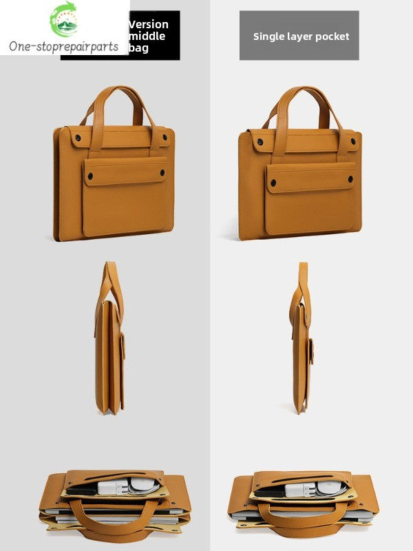 New Simple Premium Computer Bag for Laptop13 13.3 13.6 14 15 15.6 16 inches MacBook Huawei Lenovo MSI Asus Dell Laptop Bag Briefcase Laptop accessories