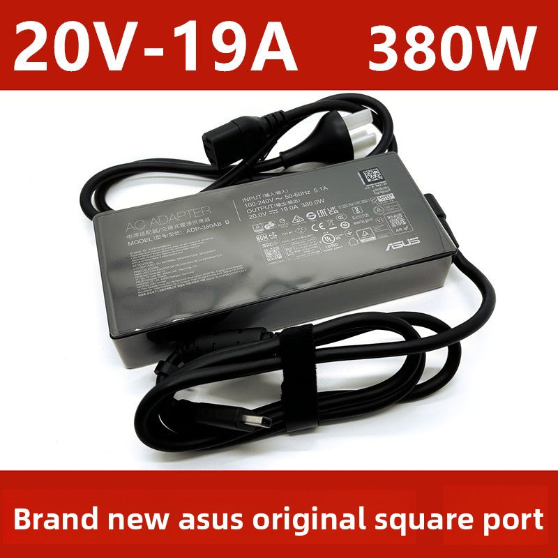 Genuine 20V 19A 380W AC adapter ADP-380AB B for ASUS ASUS ROG Zephyrus G16 G615  Strix G18 2025 Gaming Laptop ROG 380W 20V19A ADP-380AB B ASUS laptop repair parts