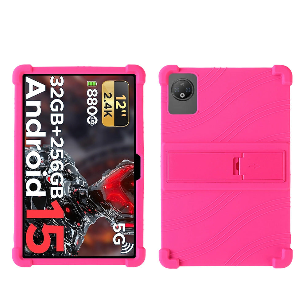 Applicable DOOGEE VPad tablet protective case 5G 12 inch office with bracket anti-drop soft silicone protective case Protect case