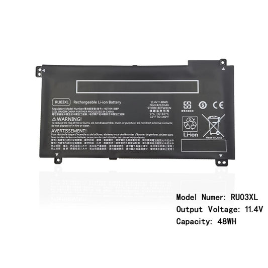 (Shipping fee not include)全新for于HPfor惠普  L12791-855 HSTNN-IB8P/IB8K  battery RU03XL