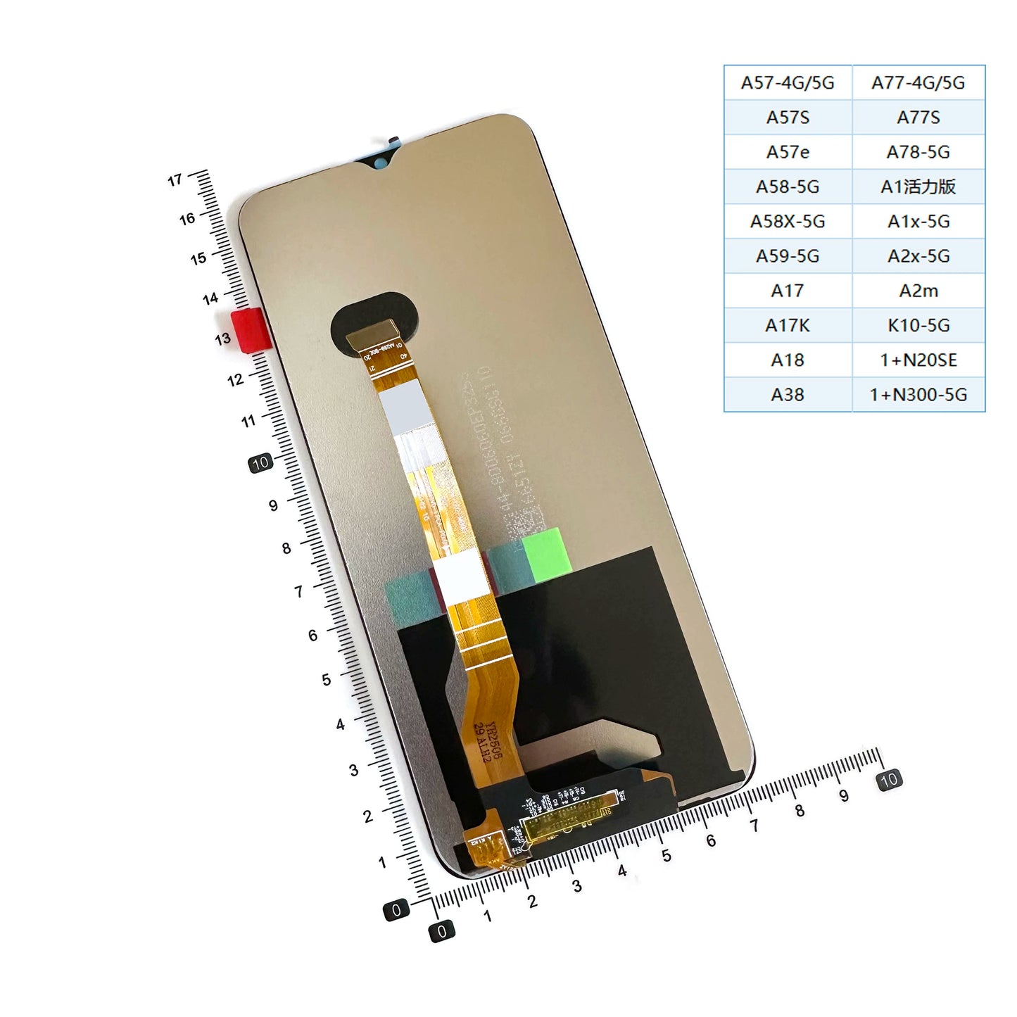 LCD Touch screen assembly for Oppo A57 A58 A59 A78 A77 A2x K10 A17 A18 A38 N300 display