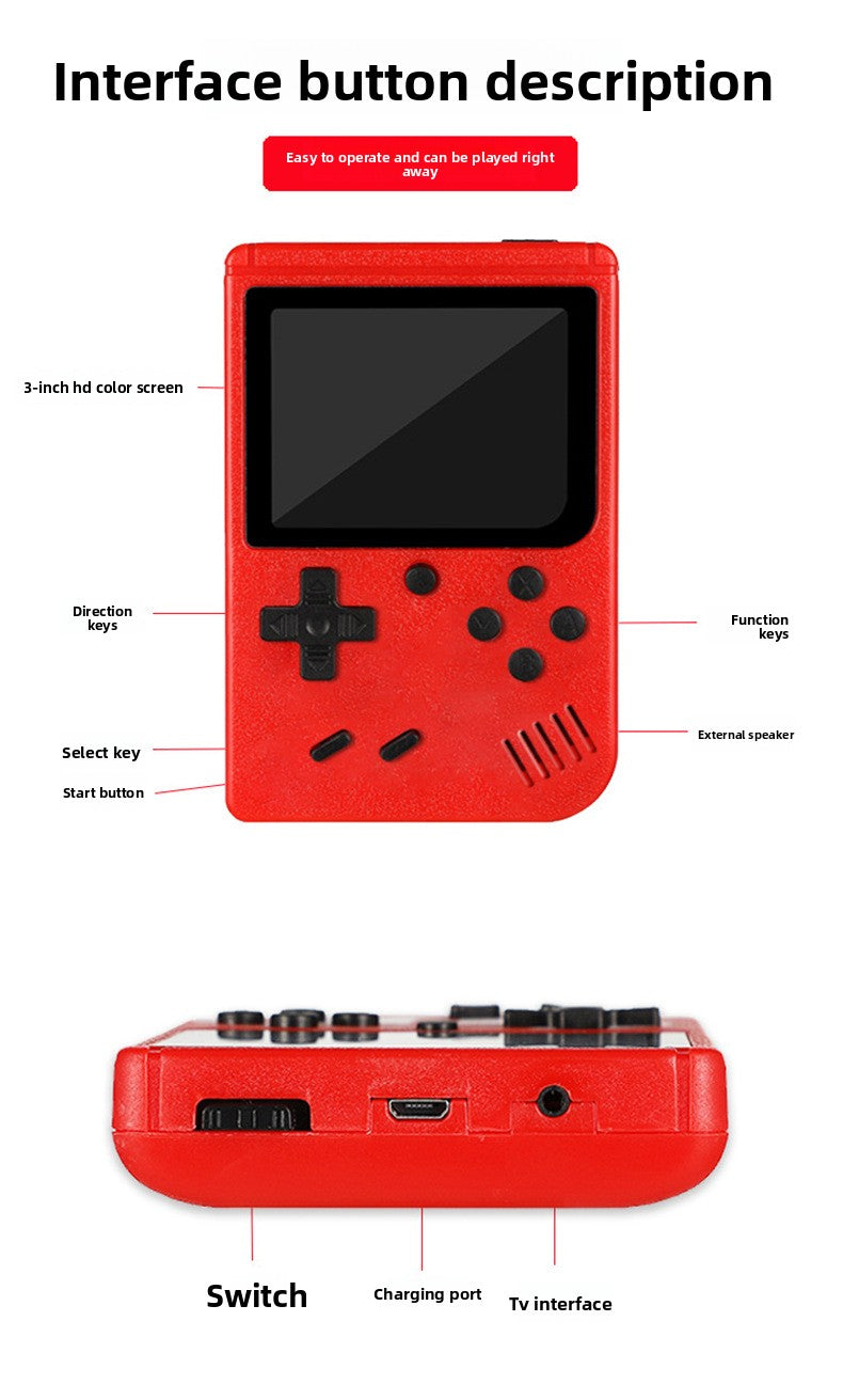 3" inch HD X7 special 400 classic games  SUP 400 500 in one rechargale Handheld Game  Player console  Mini handheld game console 400 in 1