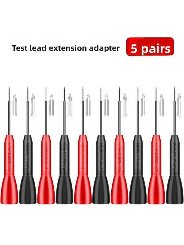 Multimeter probe pen extra tip steel needle thin needle adapter lengthened extension replacement needle can be broken thread Repair tools