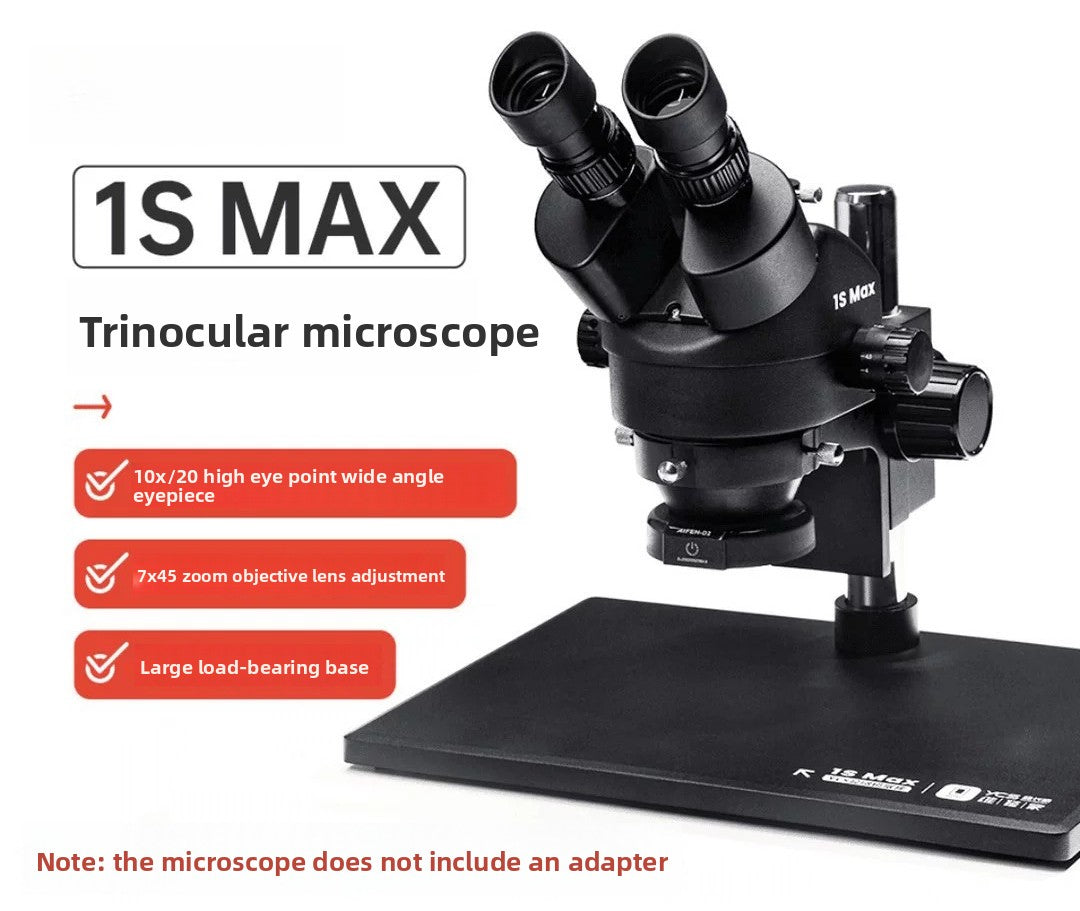Darth Vader 1SMAX large base 7-45 times trinocular microscope Laptop repair tools