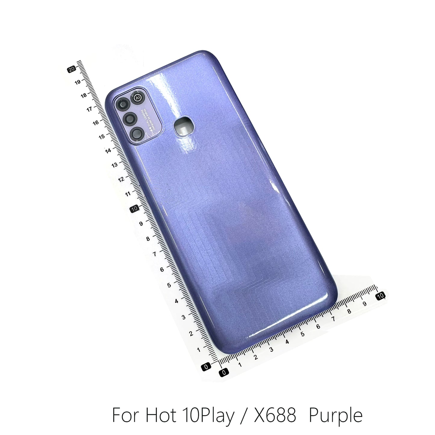 Battery back housing cover for Tecno Infinix Hot 8Lite X650 10Play X688 back case Phone case back cover