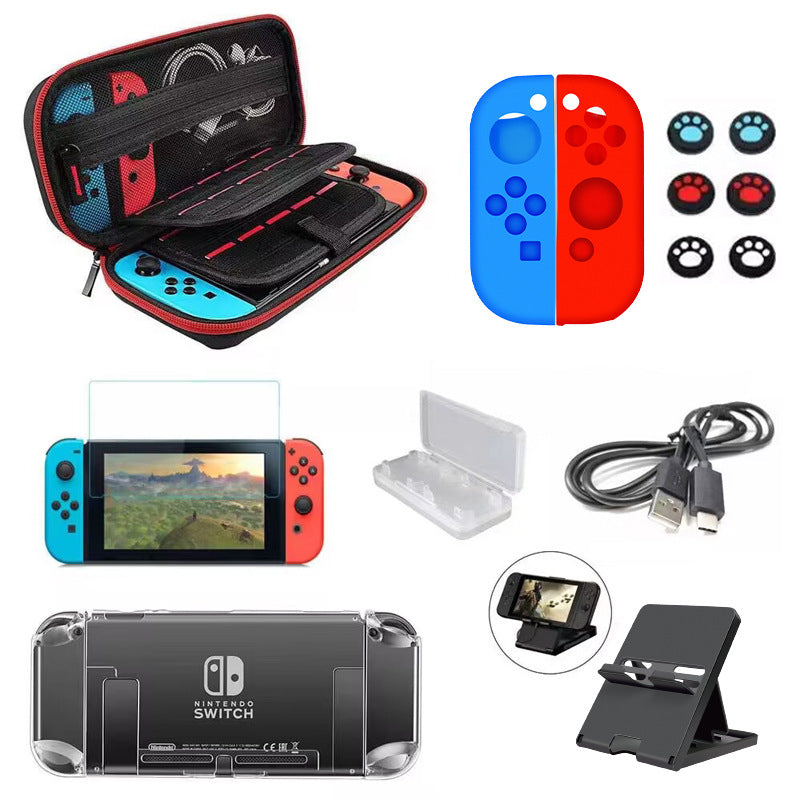 Suitable for Nintendo switch storage bag set switch OLED seat charger steering wheel game merchandise