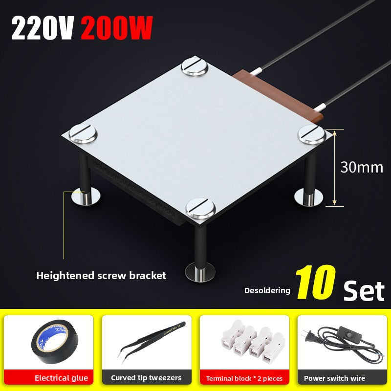 LED lamp bead dismantling and welding table BGA chip repair constant temperature heating table SMD light strip heating plate preheating table Repair tools