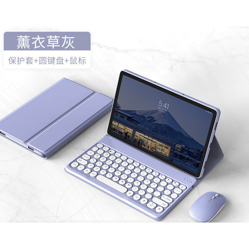 For Redmi Pad SE 11 2023 Bluetooth Keyboard Leather Case Redmi 10.6 Round Cap Xiaomi 6Pro 11 "protective Accessories