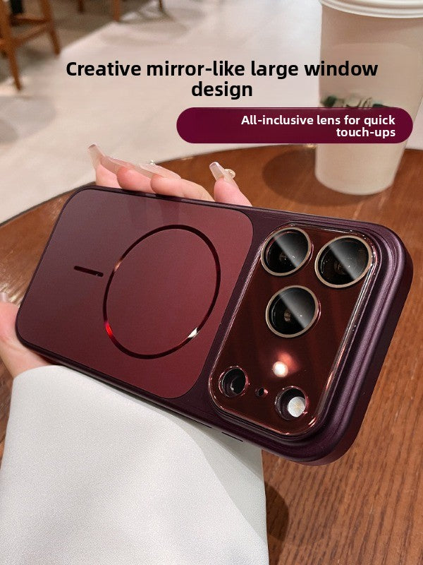 Streamer magnetic suction For iPhone 18promax mobile phone case New iPhone17 new color matte texture Strong magnetic adsorption 16pro with lens film All-inclusive 15 men's and women's cases Phone Accessories