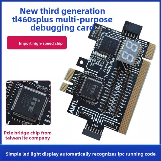 Motherboard diagnostic card Multipurpose debugging card Computer PCI E test card LPC DEBUG diagnostic card Automatic identification main board Laptop Mobile Phone Repair tools