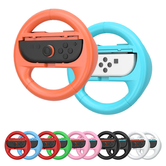 Switch 2 Handle Steering Wheel for Nintendo Switch 1/2 Universal Racing Steering Wheel Grips Pair