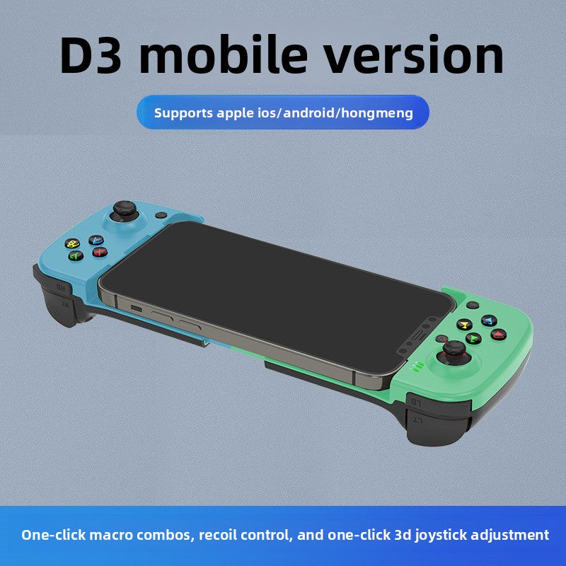 D3 wireless mobile phone gamepad Bluetooth 5.0 Android ios direct connection MFI Bluetooth stretching gamepad to eat chicken