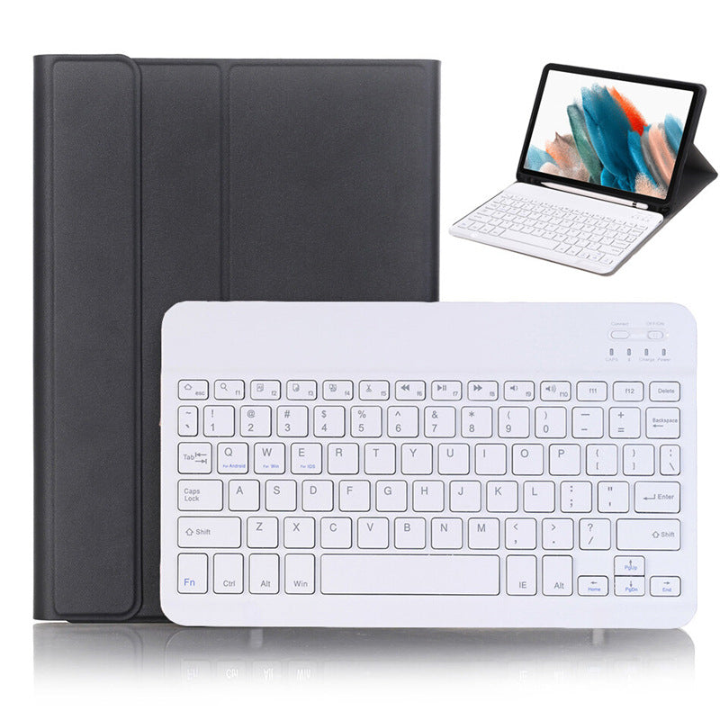 Suitable for A8 Samsung s6lite Tablet 10.4 Leather Case S9FE Bluetooth Keyboard A7 Protective Case S7 Pen Slot S8 A9 + protective Accessories