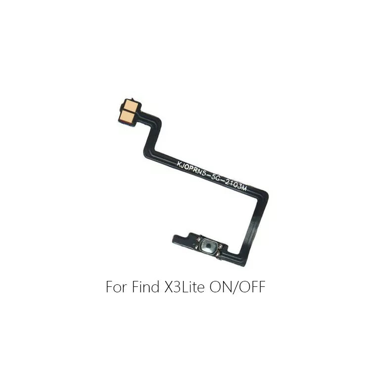 Oppo Find X X2 X2Lite X2Pro X3Lite X3Pro Power cable Switch on of ribbon flex