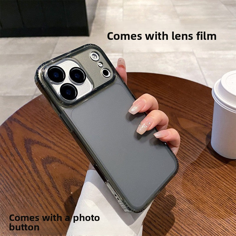 All-inclusive with camera button for iPhone 17promax mobile phone case New iPhone16 Magnetic suction tape Lens film Airbag anti-drop 17pro Full transparency Advanced sense 16pro Simple shell Phone accessories