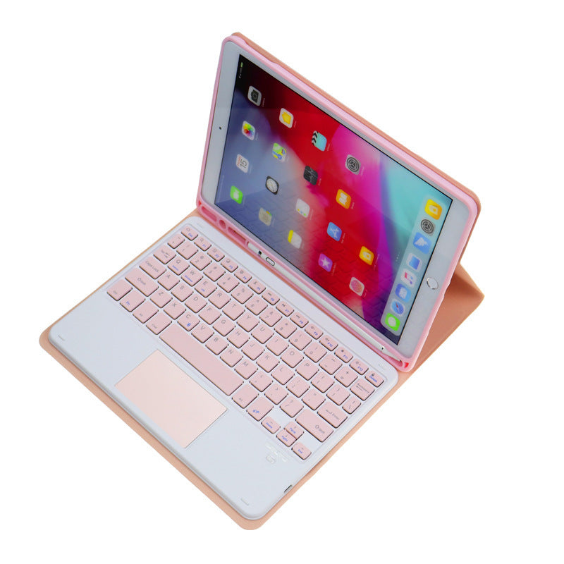 Applicable ipad10 keyboard leather case case touch magic bluetooth keyboard air5 Pro11 silicone pen slot protective cover protective Accessories