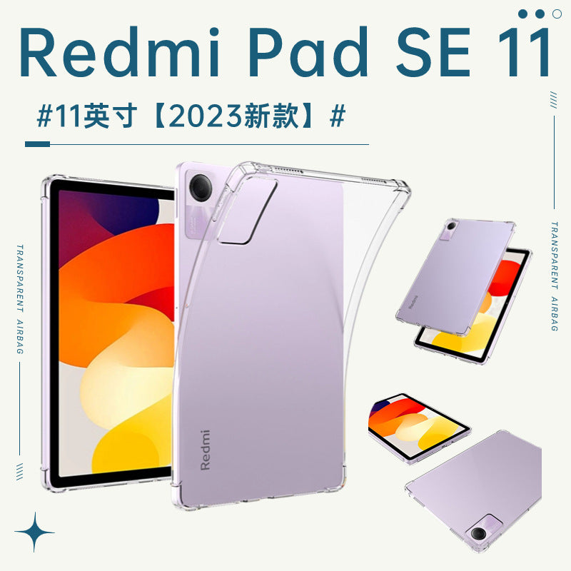 For Redmi Pad SE Flat Case 11 inch 23073RPBFL Airbag Drop Protection Case Protecting case