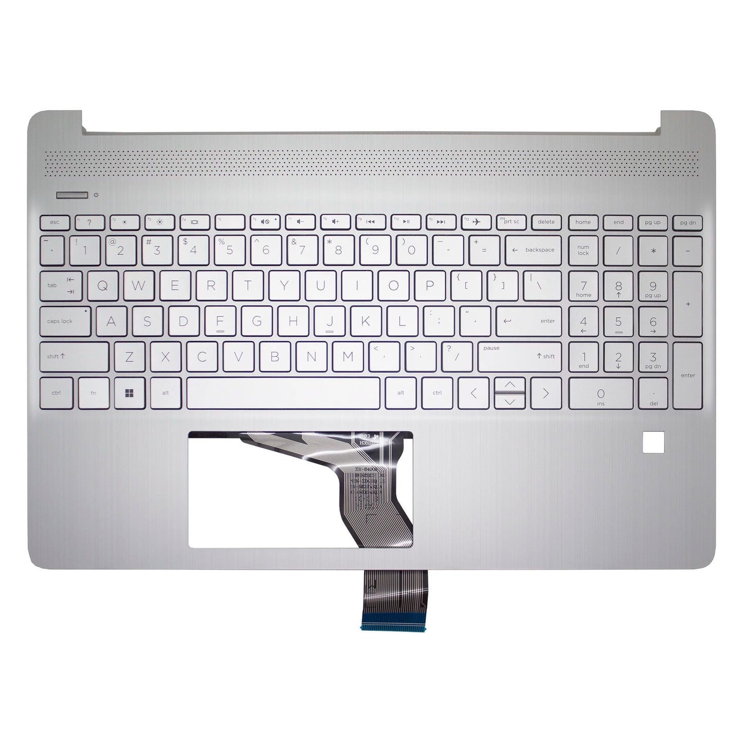 Upper cover case keyboard for  HP 15-EF DY 15s-EQ FQ TPN-Q222 Top case plamrest  L63579-001 touchpad