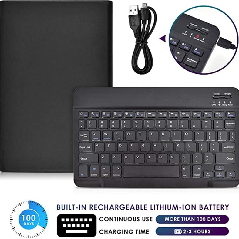 Suitable for A8 Samsung tablet s6lite p610 leather case 11 S7 backlight S8 Bluetooth keyboard A7 protective case T500protective Accessories