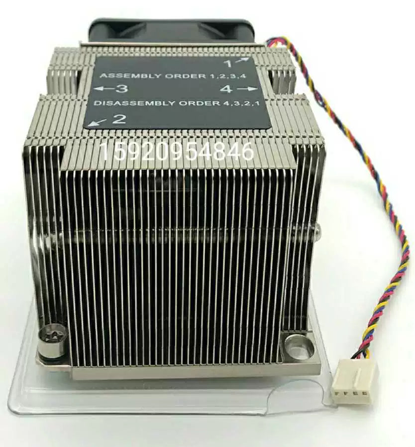 Servicer Leopard 4U supports LGA 3647 interface cpu heatsink, server 4-wire speed regulation silent fan