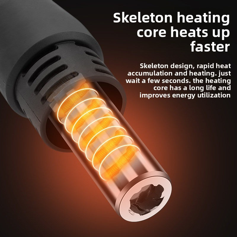 Welding table electric soldering iron hot air gun 2-in-1 mobile phone repair dismantling welding gun small high temperature solder 8586d phone laptop repair tools