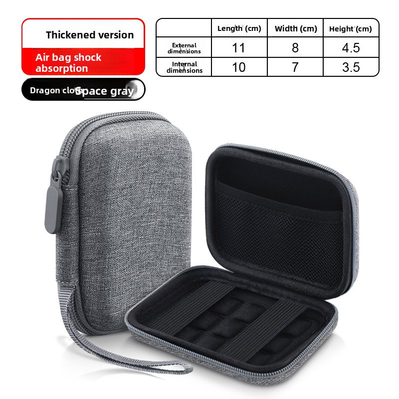 CCD camera bag, card machine storage bag, suitable for Canon, Sony, Fuji, Nikon, camera case, hard case, retro card machine storage box, small digital camera storage bag, shockproof, compressive and anti-drop warehouse Digital camera accessories