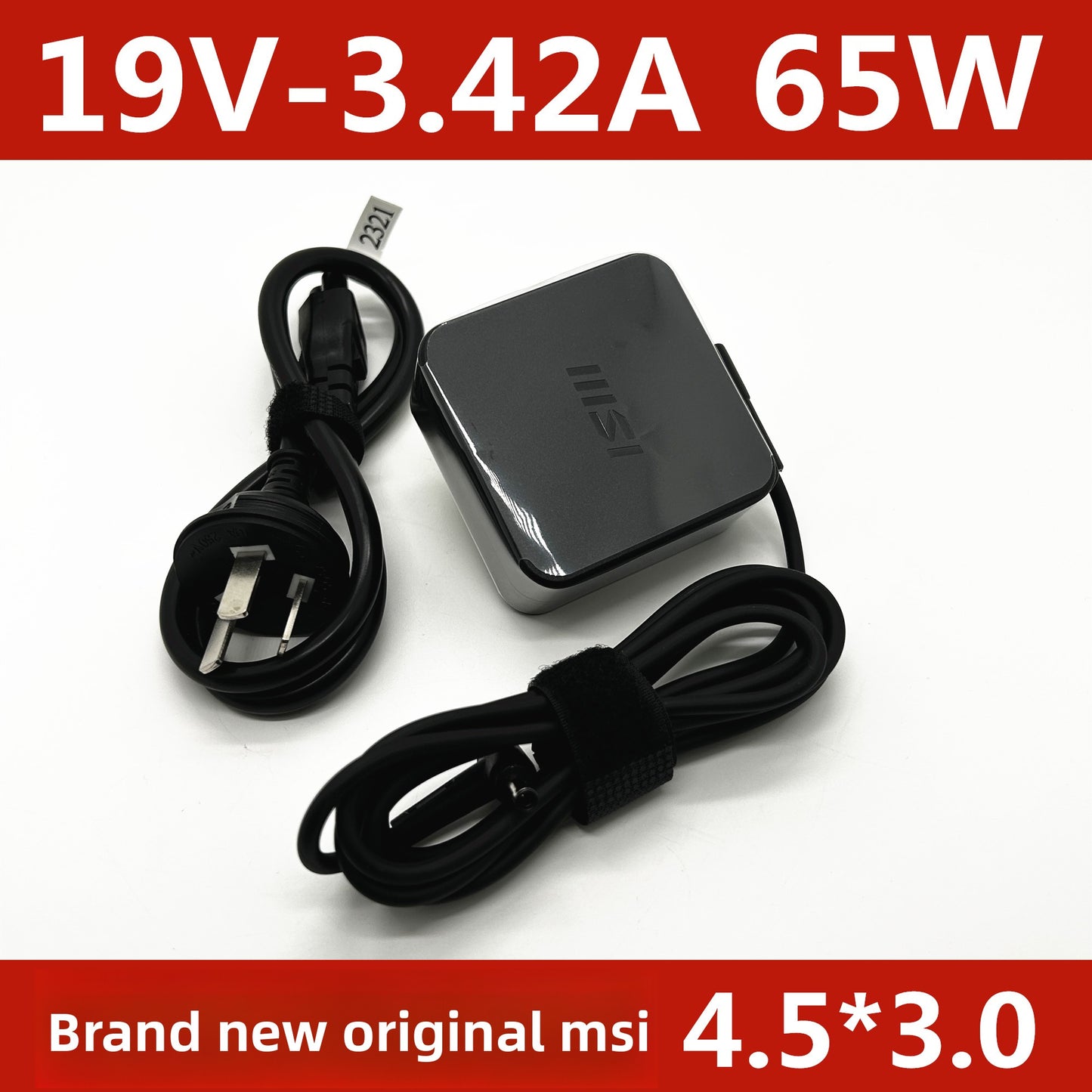 Charger for MSI Modern 14 M14 P14 15M 65W Charger ADP-65GD D Power Adapter
