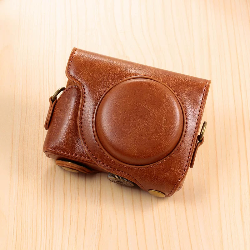 Suitable for Canon G7X3 Protective Case G7X2 Camera Case G11 G12G15/16 G1X2 Leather Case Camera Case Digital camera accessories