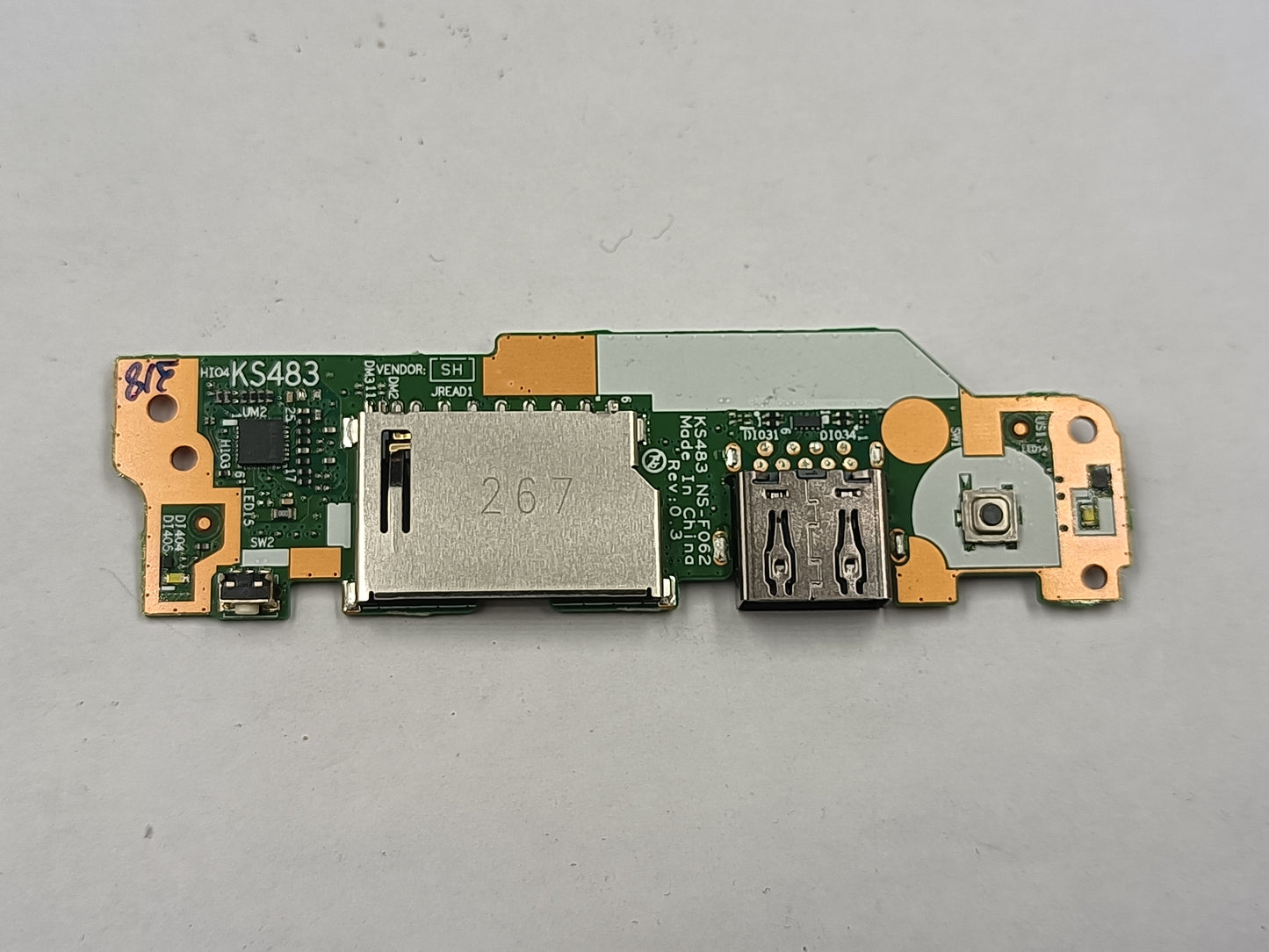 Lenovo IdeaPad slim 3 14amn8 USB daughterboard switch key small board 5C50S25477