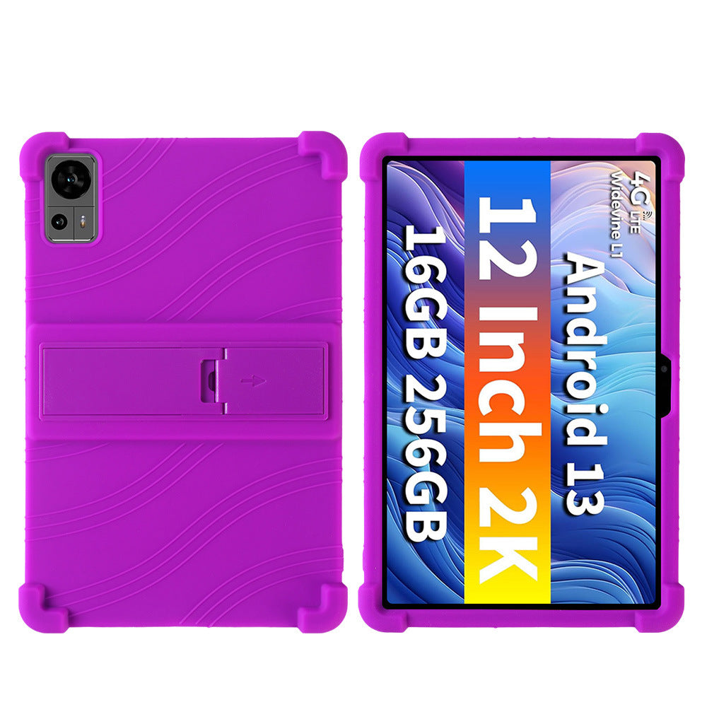 Applicable Teclast T60 tablet protective case 12 inches with bracket anti-drop silicone protective cover TLA001 Protect case